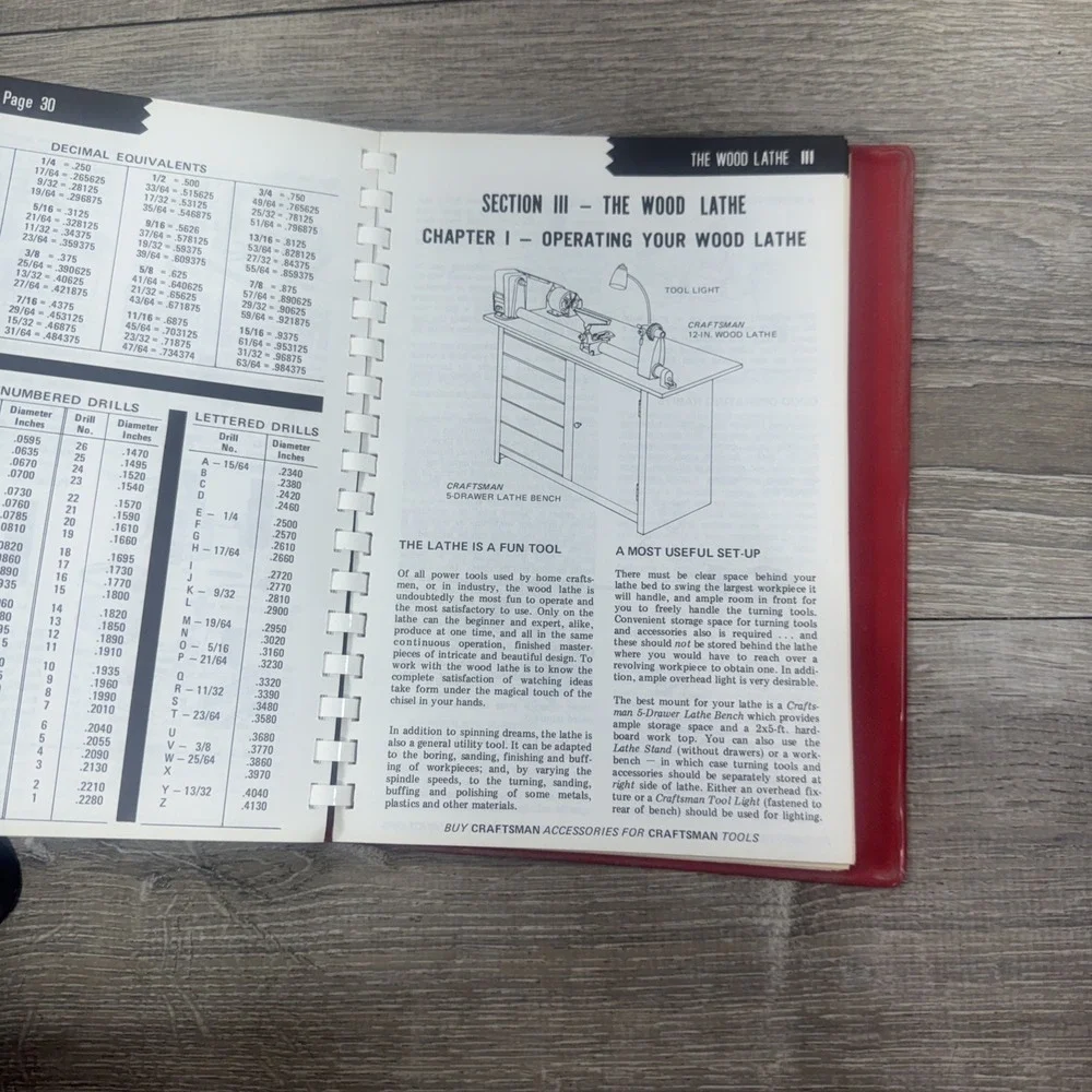 Sears Craftsman Power Tool Book -Radial Saw   1970's - Manual # 9 2917